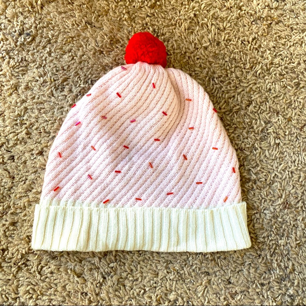 Kate Spade cupcake beanie